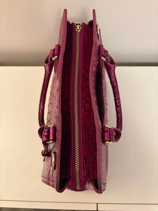 Brahmin Finley High-Voltage Satchel Bag - Picture 6 of 17